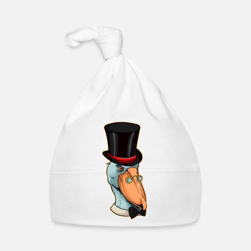 Shoebill Bird Ornithologist Forest I Gift Organic Baby Cap