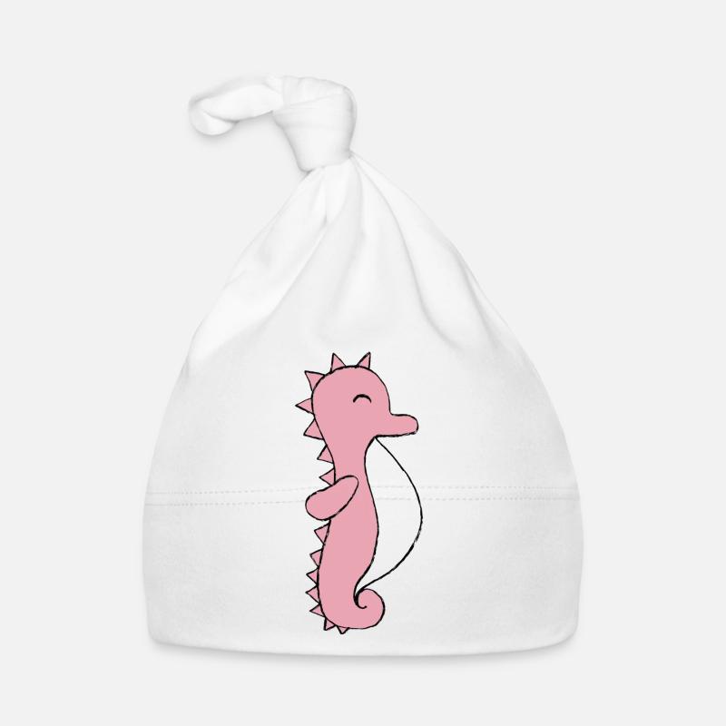 Seepferdchen Baby Bio-Mütze