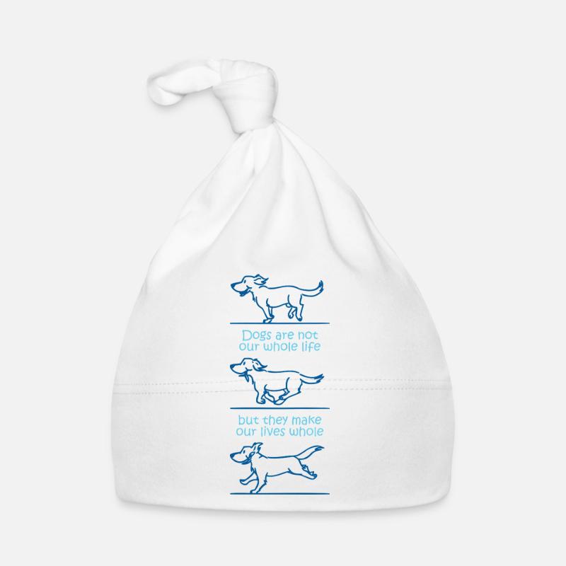 Hunde machen unser Leben ganz Baby Bio-Mütze