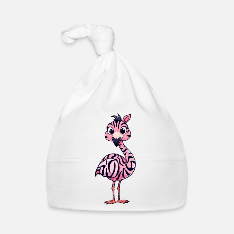 Flamingo Baby Bio-Mütze
