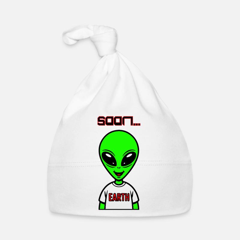 Alien vert Bonnet bio Bébé