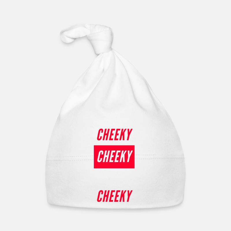 Cheeky Typographie en Bloc Bonnet bio Bébé