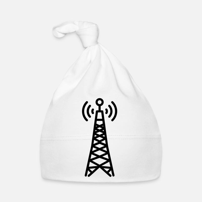 Radio Tower Organic Baby Cap
