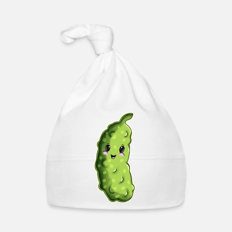 Dessin animé câlin au concombre Bonnet bio Bébé