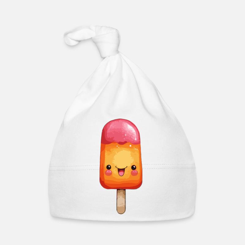 Kawaii Popsicles Smile Organic Baby Cap