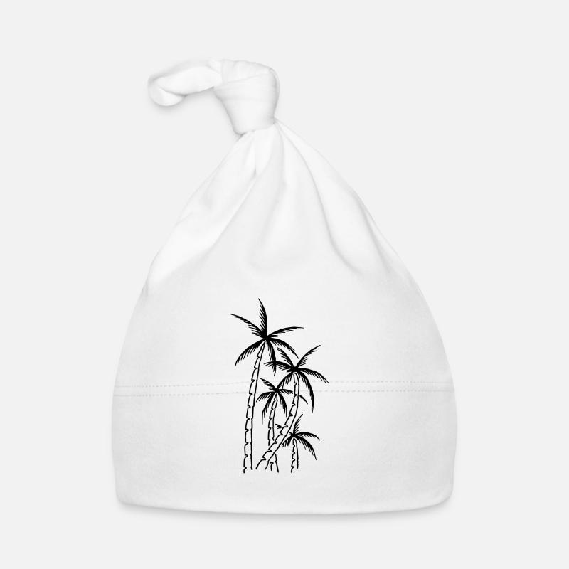 Palmen Baby Bio-Mütze