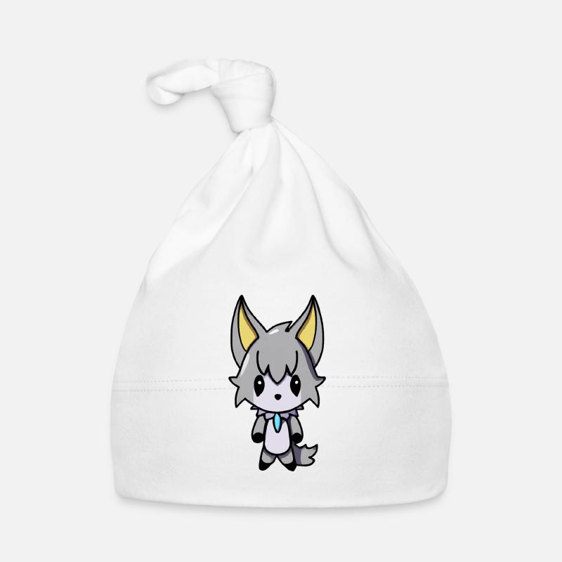Kawaii Anime Vampire Wolf Organic Baby Cap