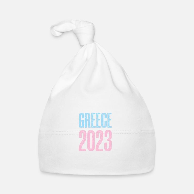 Greece 2023 Baby Bio-Mütze