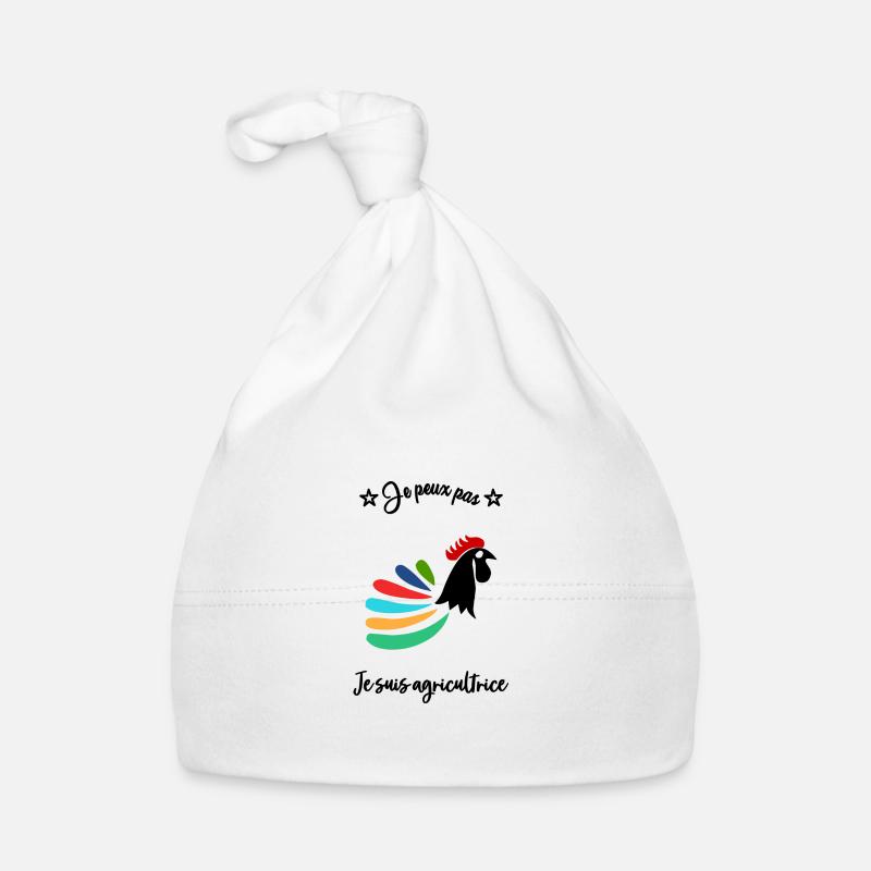 BAUER. BAUER. LANDWIRTSCHAFT. FIRMA Baby Bio-Mütze