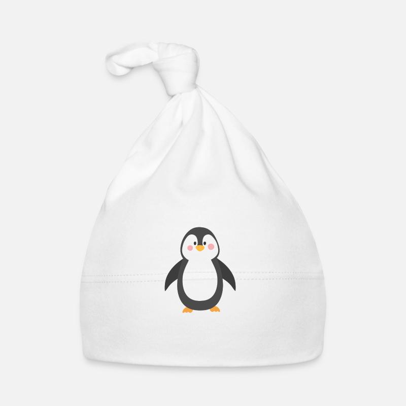 Cute penguin Organic Baby Cap