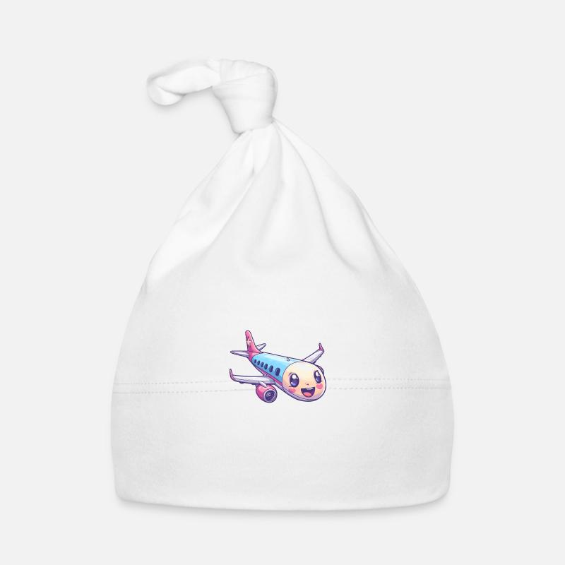 Avion mignon Bonnet bio Bébé