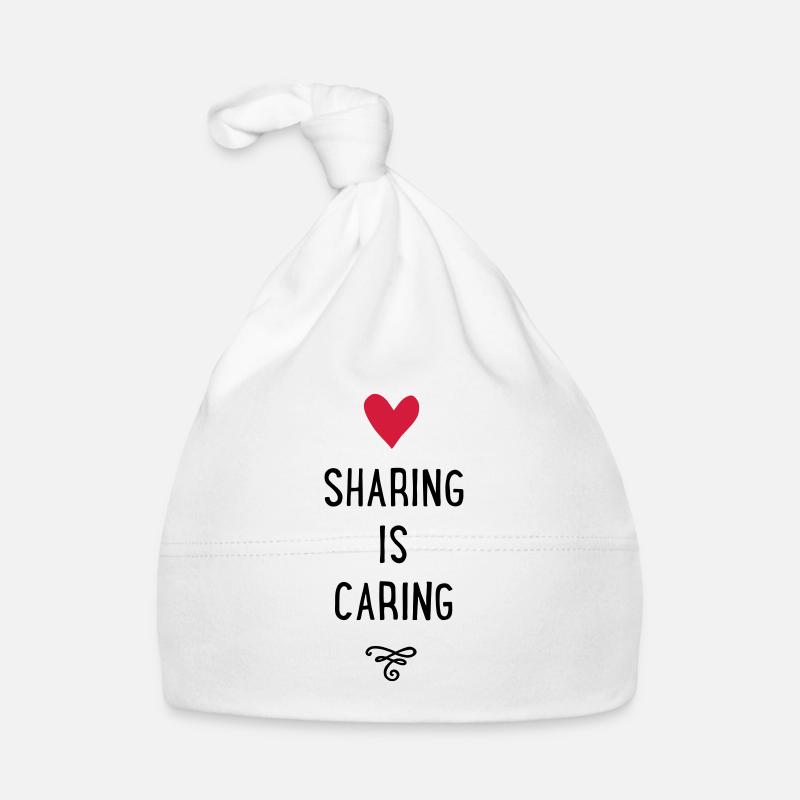 sharing - Baby Bio-Mütze - Weiß