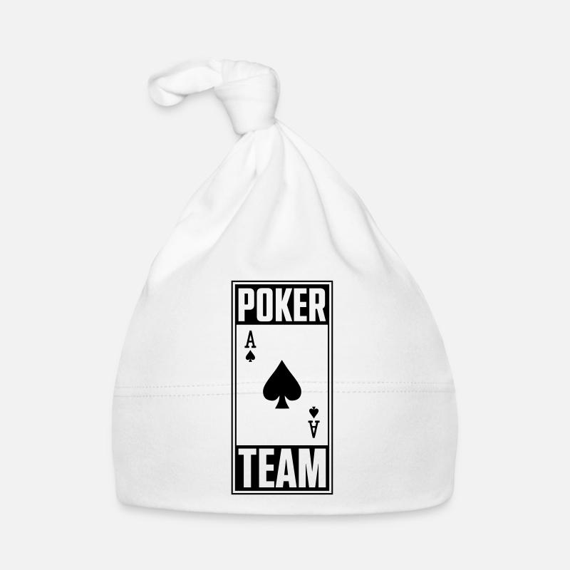 poker team pik Baby Bio-Mütze