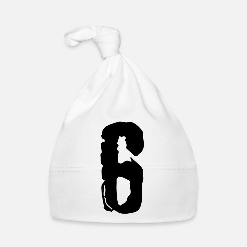 6 Number jersey Organic Baby Cap