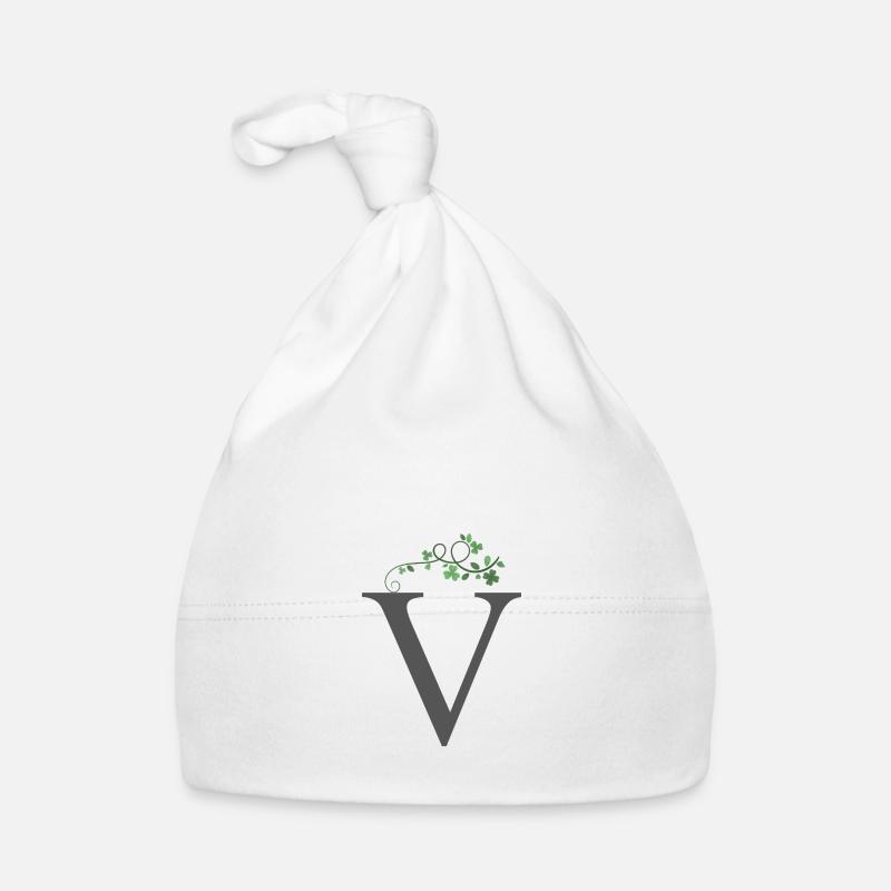 V avec trèfles Bonnet bio Bébé