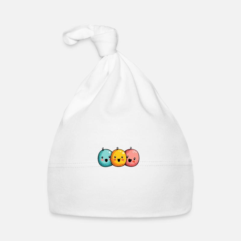 Fasnachtsfreude mit Konfetti Baby Bio-Mütze