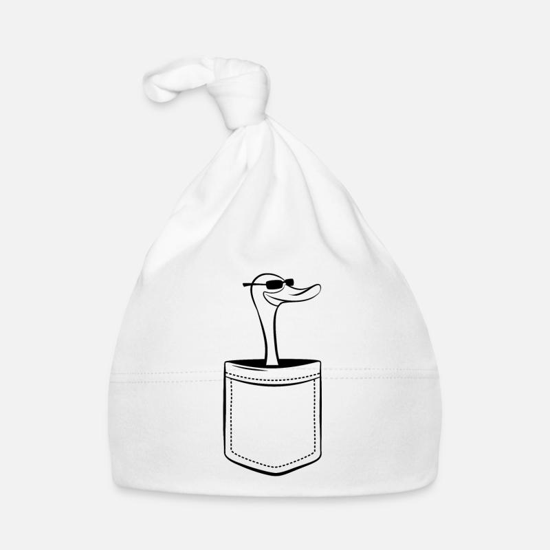 Mon canard dans ma poche - poche poitrine Bonnet bio Bébé