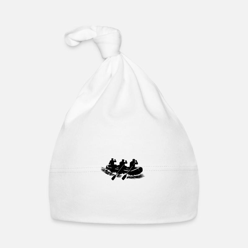 Motif de contour de rafting Bonnet bio Bébé