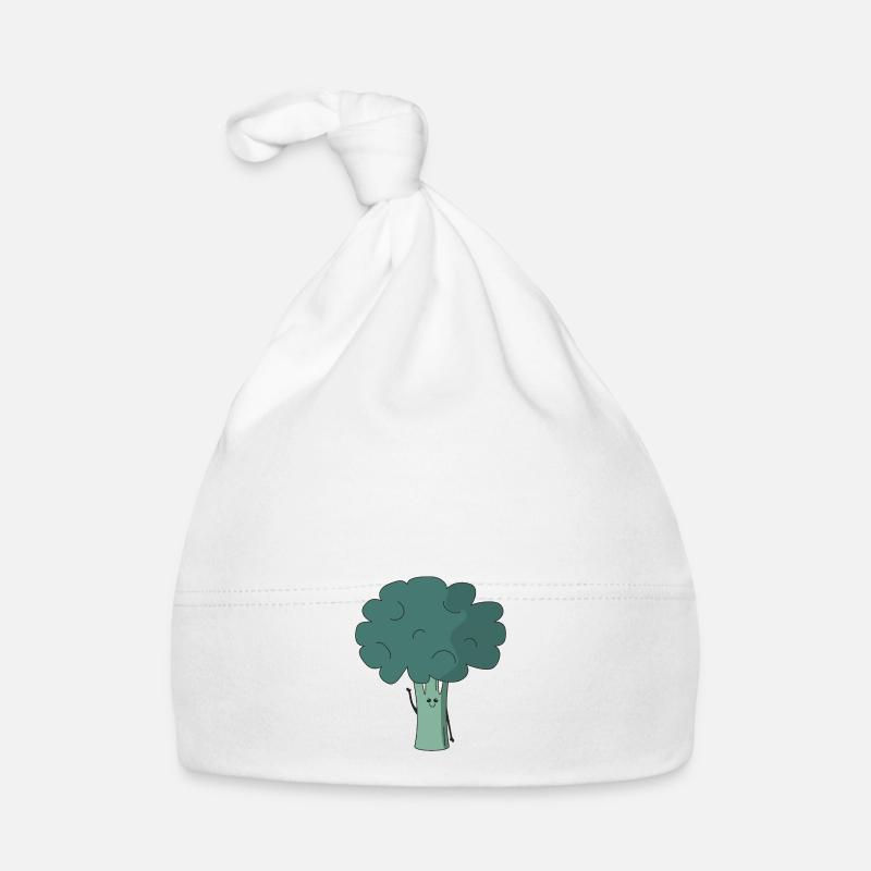 Friendly broccoli - Organic Baby Cap - white