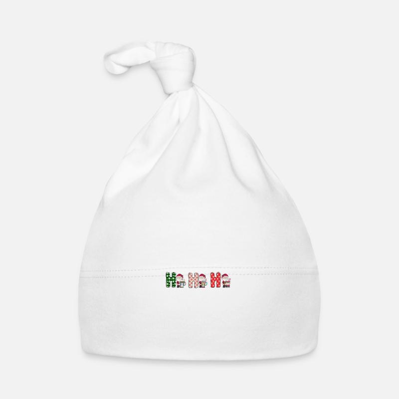 Frohe Weihnachten Weihnachtsmann Hohoho Baby Bio-Mütze