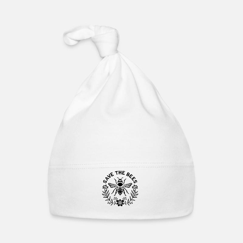 Save the bees Organic Baby Cap