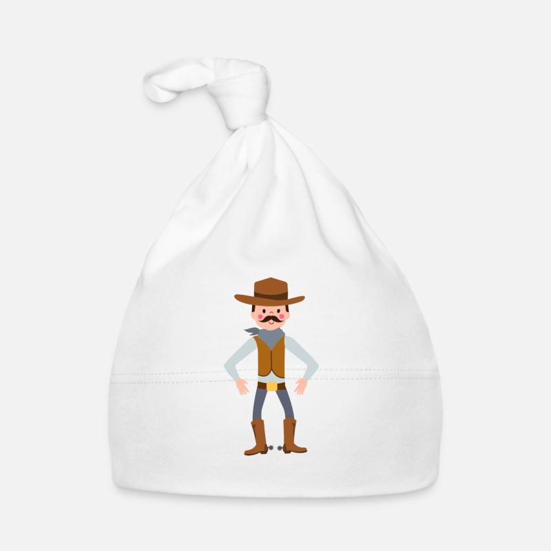 cow-boy Bonnet bio Bébé