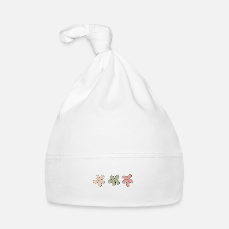 Fleur. Bonnet bio Bébé