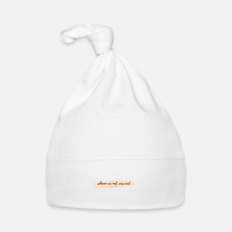 schauen wir mal was wird Baby Bio-Mütze