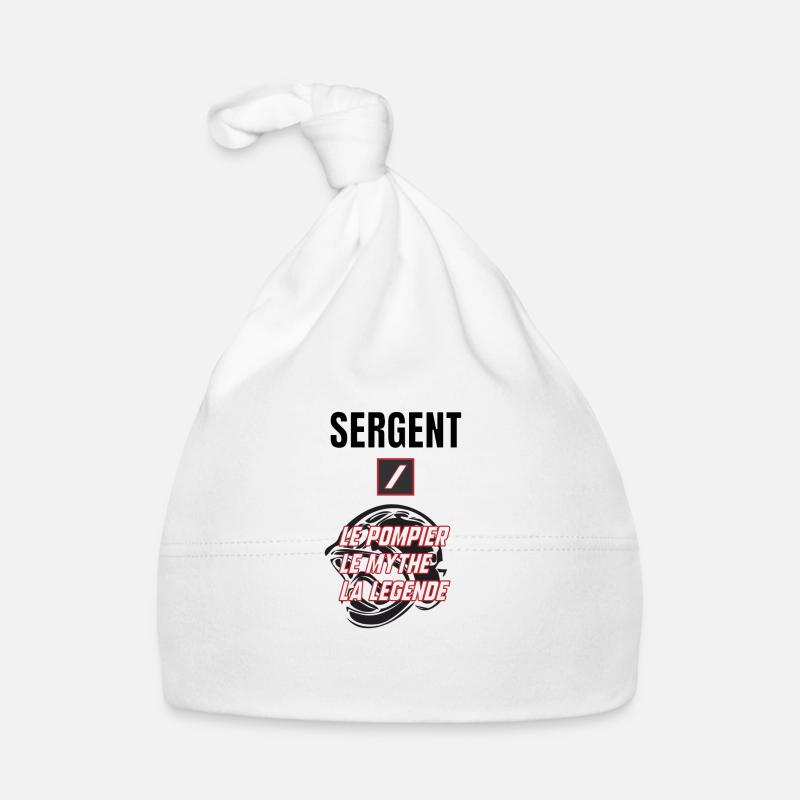 Sergent pompier Bonnet bio Bébé