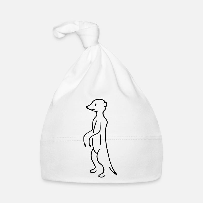 Erdmännchen Baby Bio-Mütze