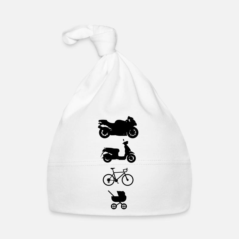 MotorcyclebisKid Wagon Biker Motorcyclist Organic Baby Cap