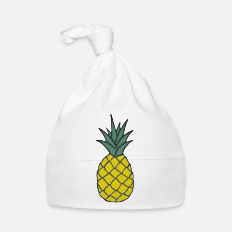 Ananas / pineapple Baby Bio-Mütze