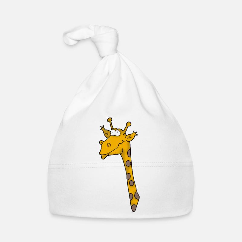 Giraffe 3 Organic Baby Cap