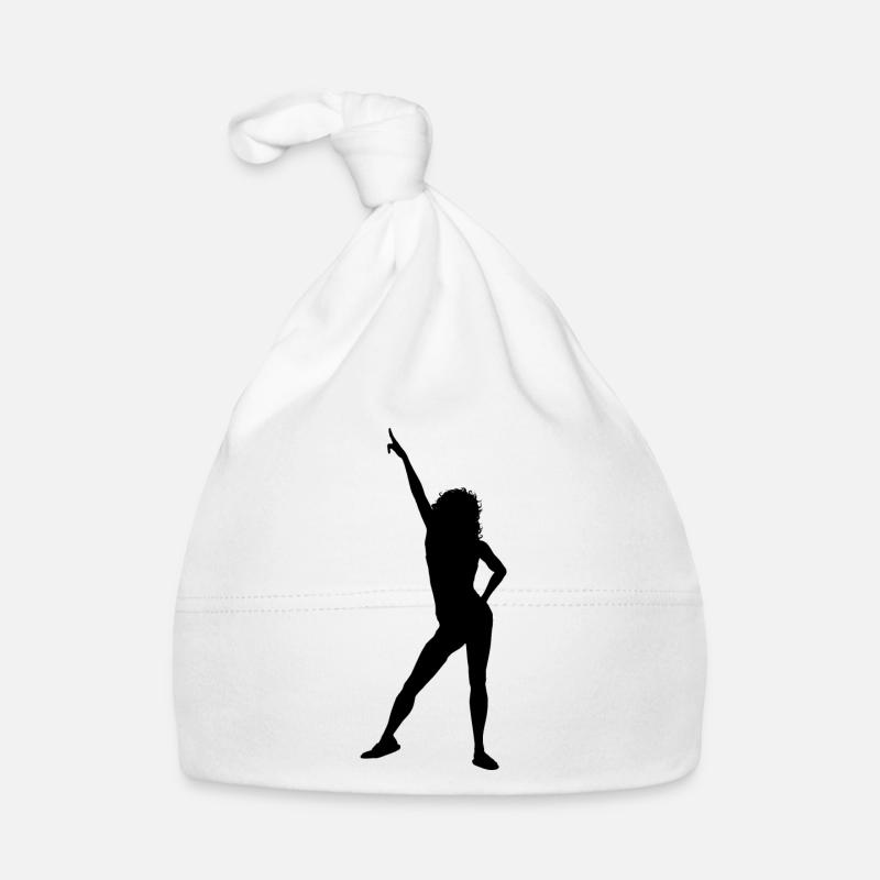Dancing Dance Music Organic Baby Cap