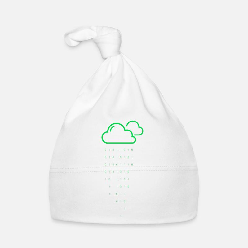Cloud rain code Organic Baby Cap