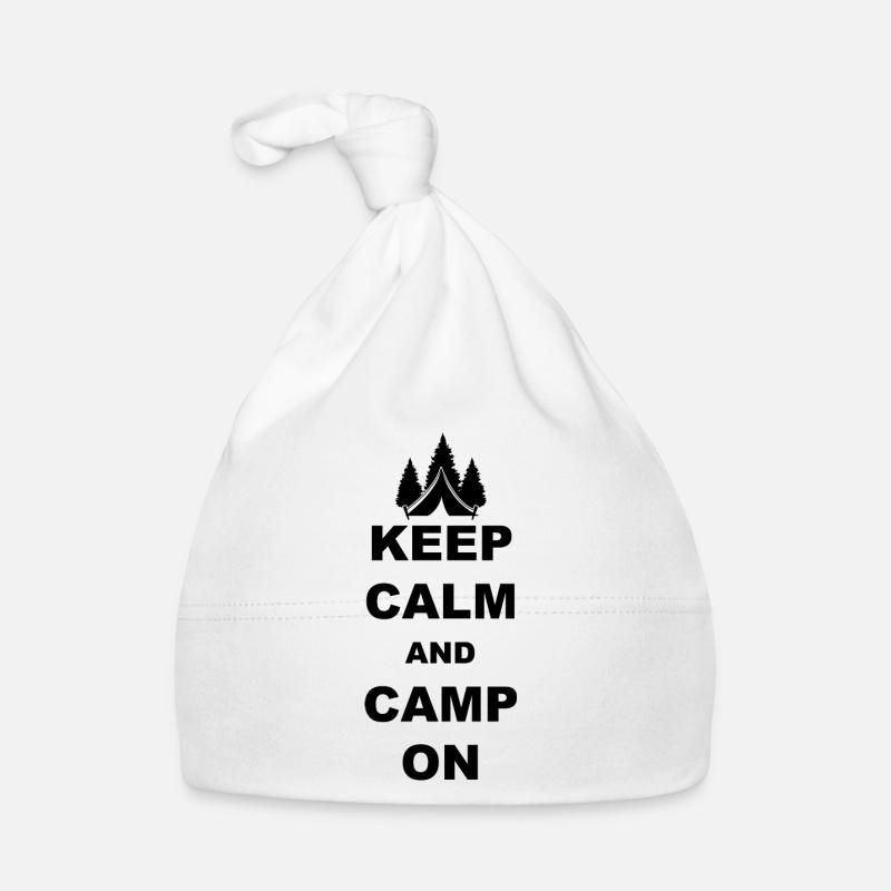 Camping Camping-car Caravane Feu de camp Bonnet bio Bébé