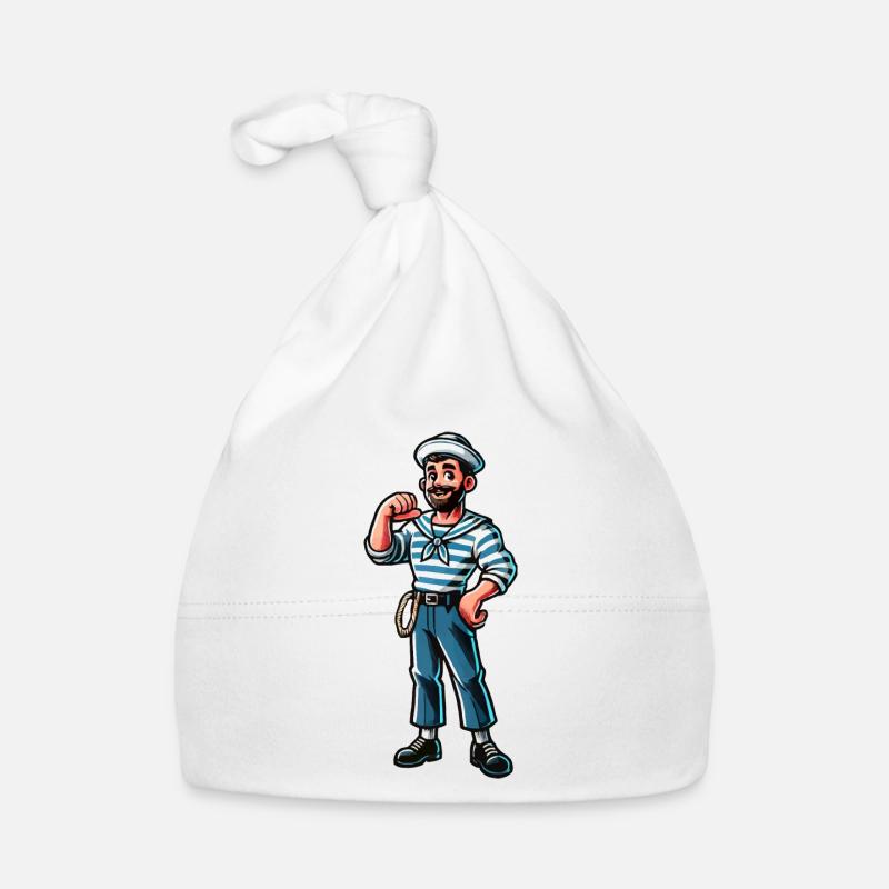 Sailor Captain Organic Baby Cap