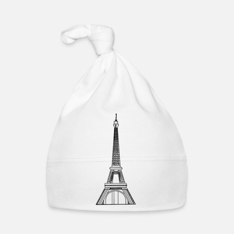 Eiffelturm Paris  Baby Bio-Mütze