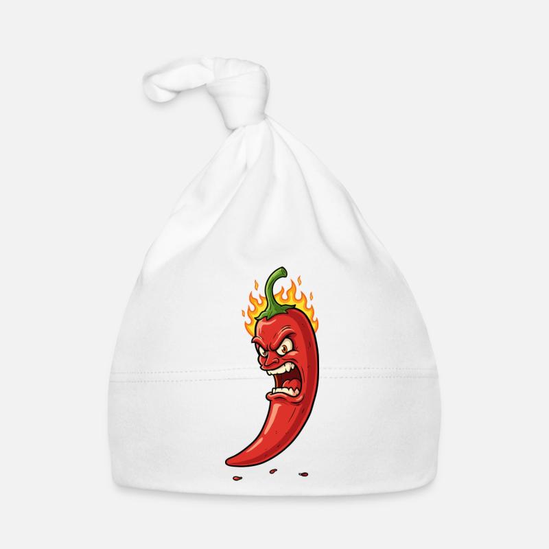Raging Flame Chili Organic Baby Cap