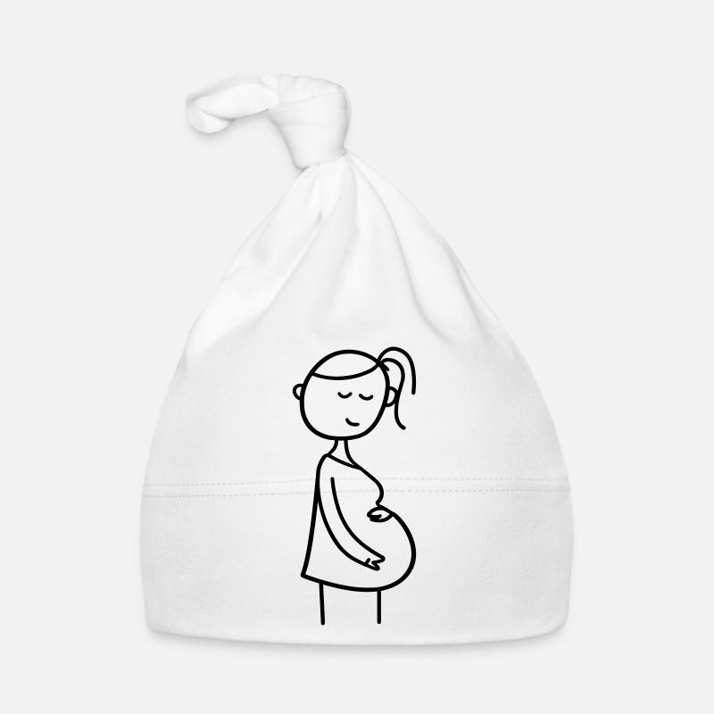 gravid kvinde Babyhue af økologisk bomuld