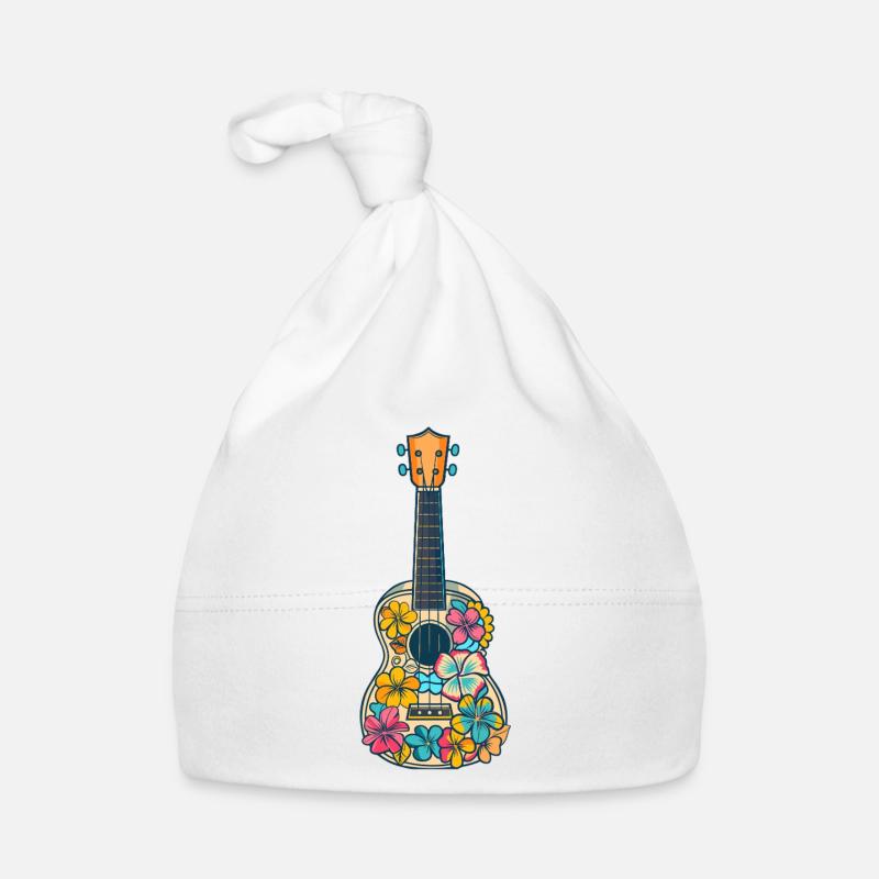Ukulele Comic-Stil Baby Bio-Mütze
