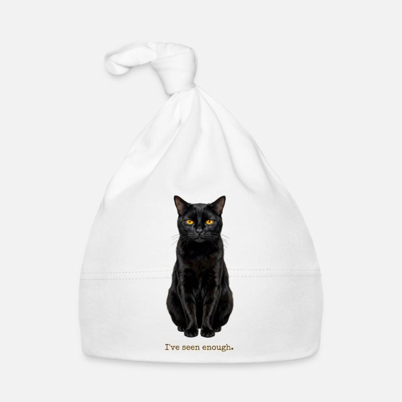 Ive Seen Enough Cat Organic Baby Cap