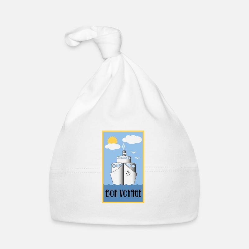 Kreuzfahrt - Baby Bio-Mütze - Weiß