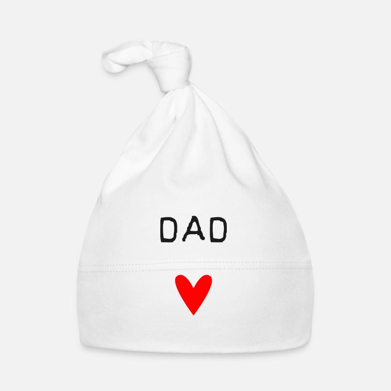 DAD. dad. FATHER'S DAY. HAPPY BIRTHDAY DAD Organic Baby Cap