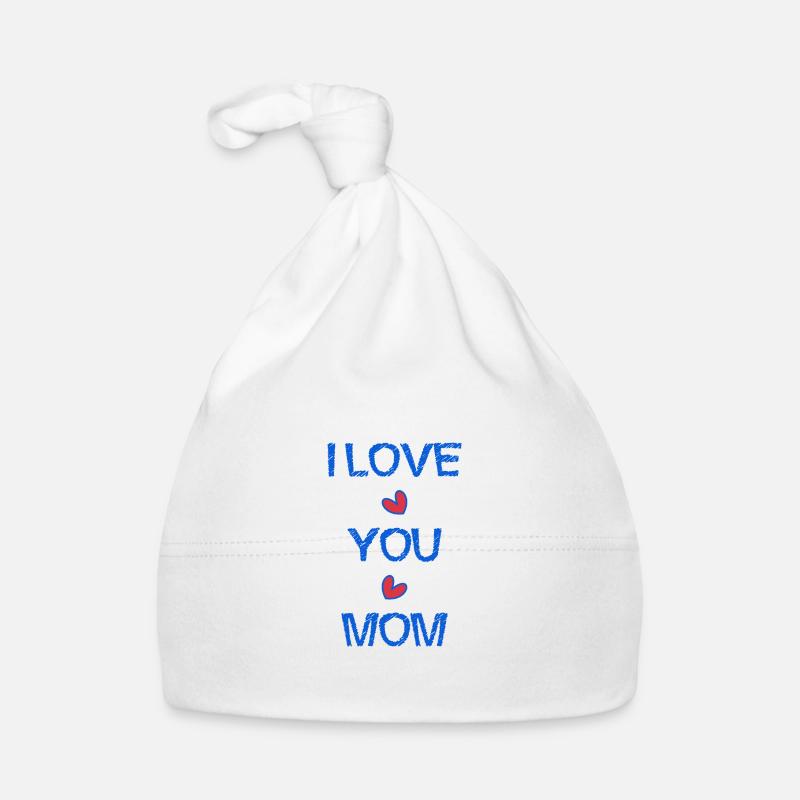 MAMA. ICH LIEBE. ICH LIEBE DICH. MAMA. MUTTERTAG Baby Bio-Mütze