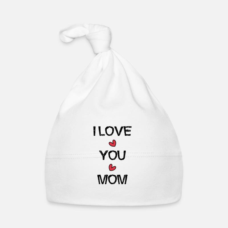 MAMA. ICH LIEBE. ICH LIEBE DICH. MAMA. MUTTERTAG Baby Bio-Mütze