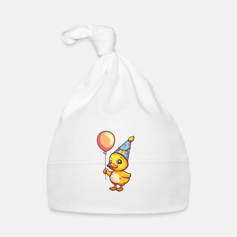 Duck Birthday Baby Organic Baby Cap