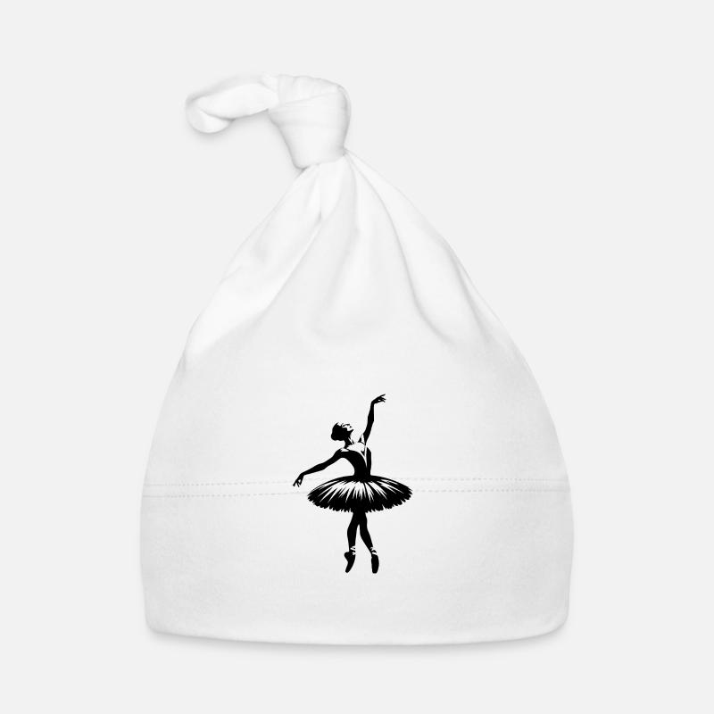Ballerina pointe dance for dance lovers Organic Baby Cap