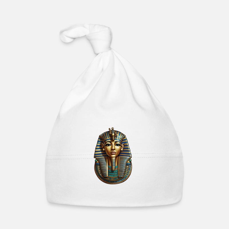 tutankhamun king Pharaonic digital graphic Organic Baby Cap