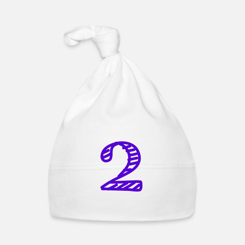 2 ANS. 2e ANNIVERSAIRE. ANNIVERSAIRE 2 ANS. 2 Bonnet bio Bébé